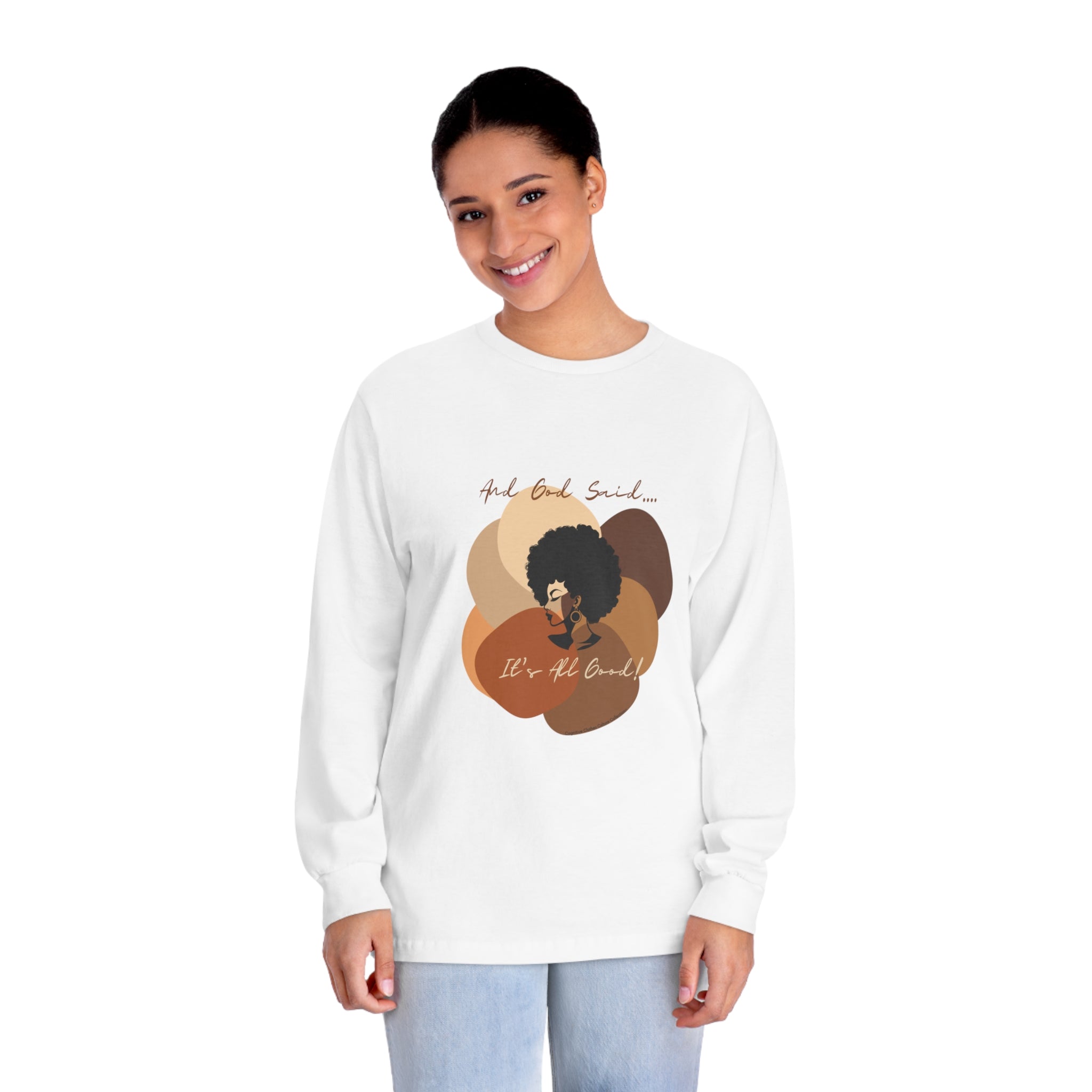 "All Shades Welcome" Unisex Classic Long Sleeve T-Shirt