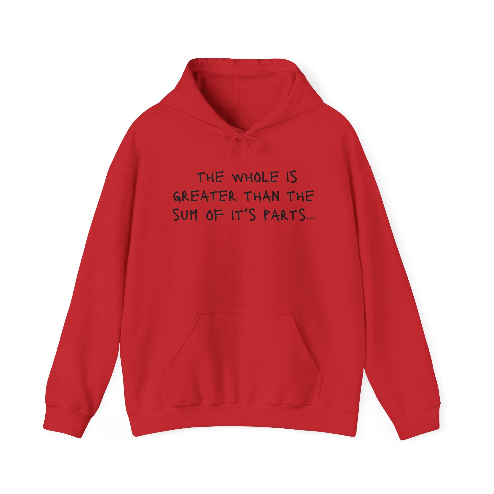 Whole is greater with the Wellness Equation two sided hoodie