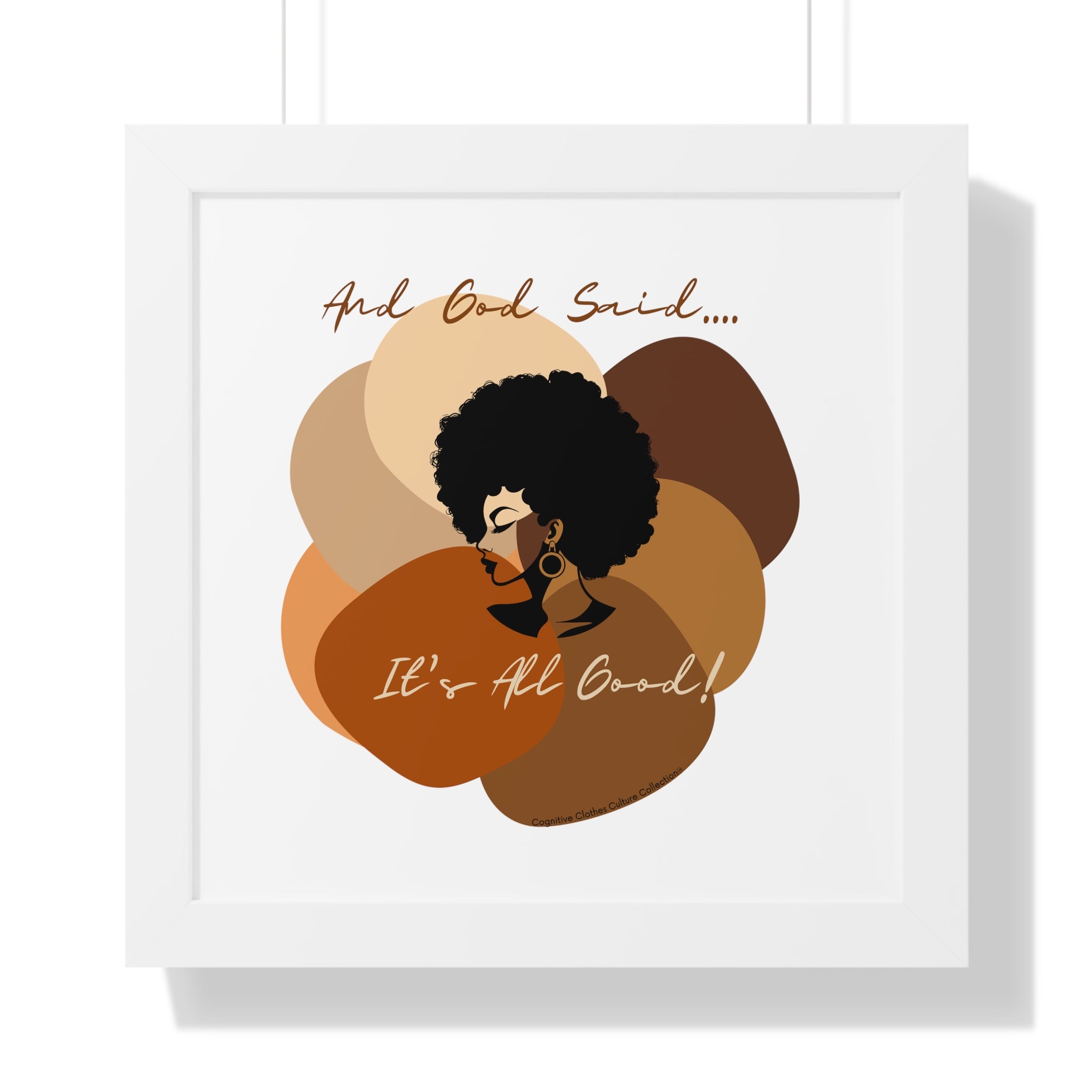 "All Shades Welcome" Framed Vertical Poster