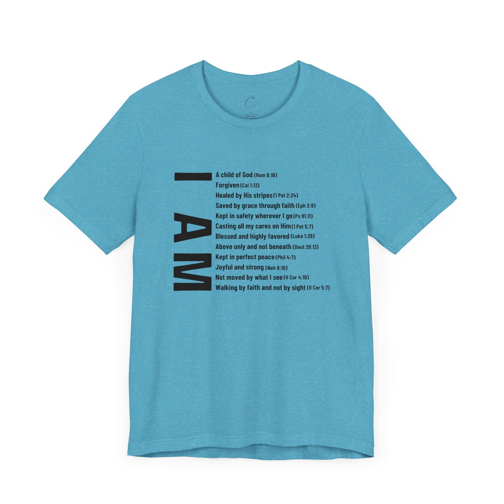 "Who God says I am" Bible Verse Unisex Shirt