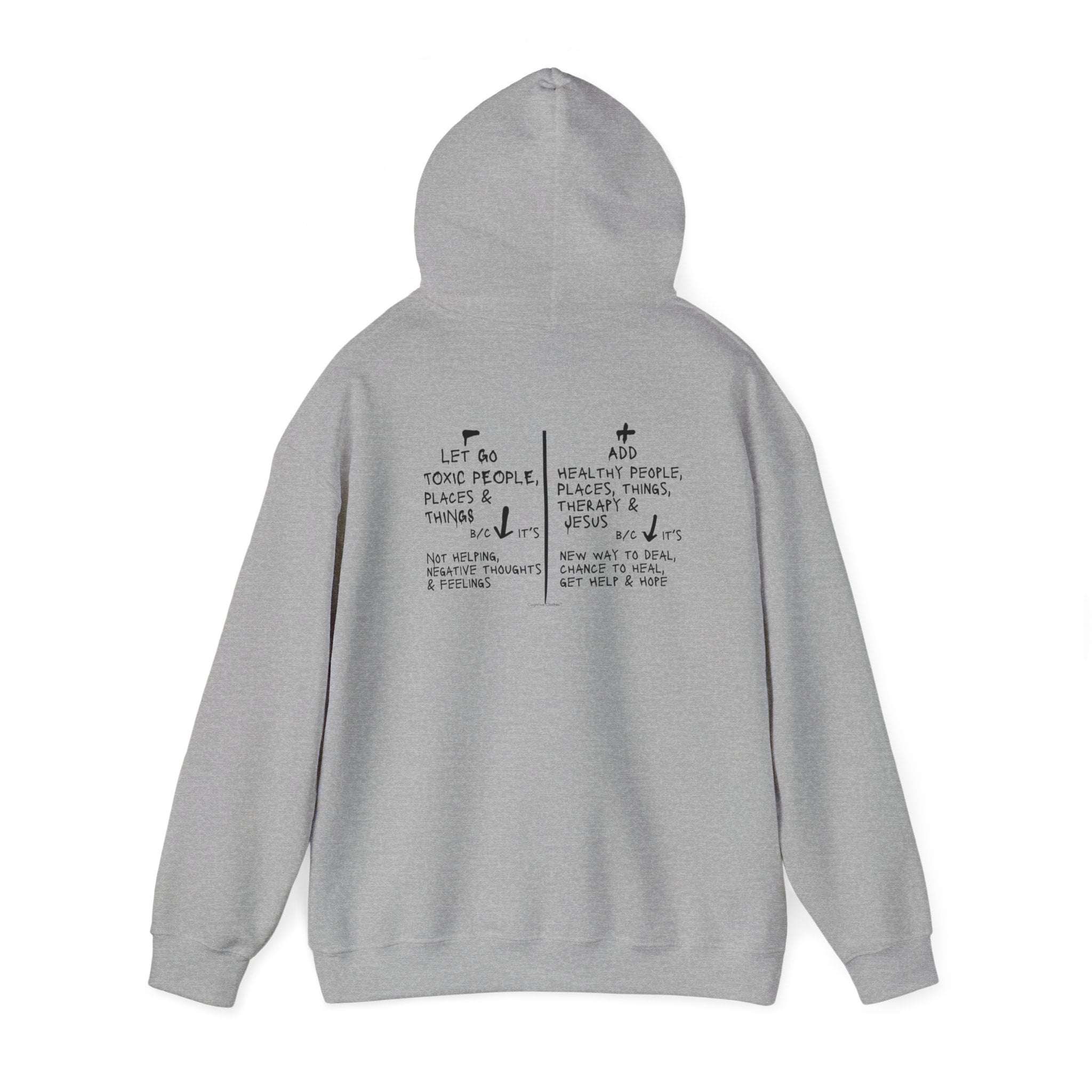 "Adding and Letting Go" Unisex Two-Sided Hoodie Sweatshirt