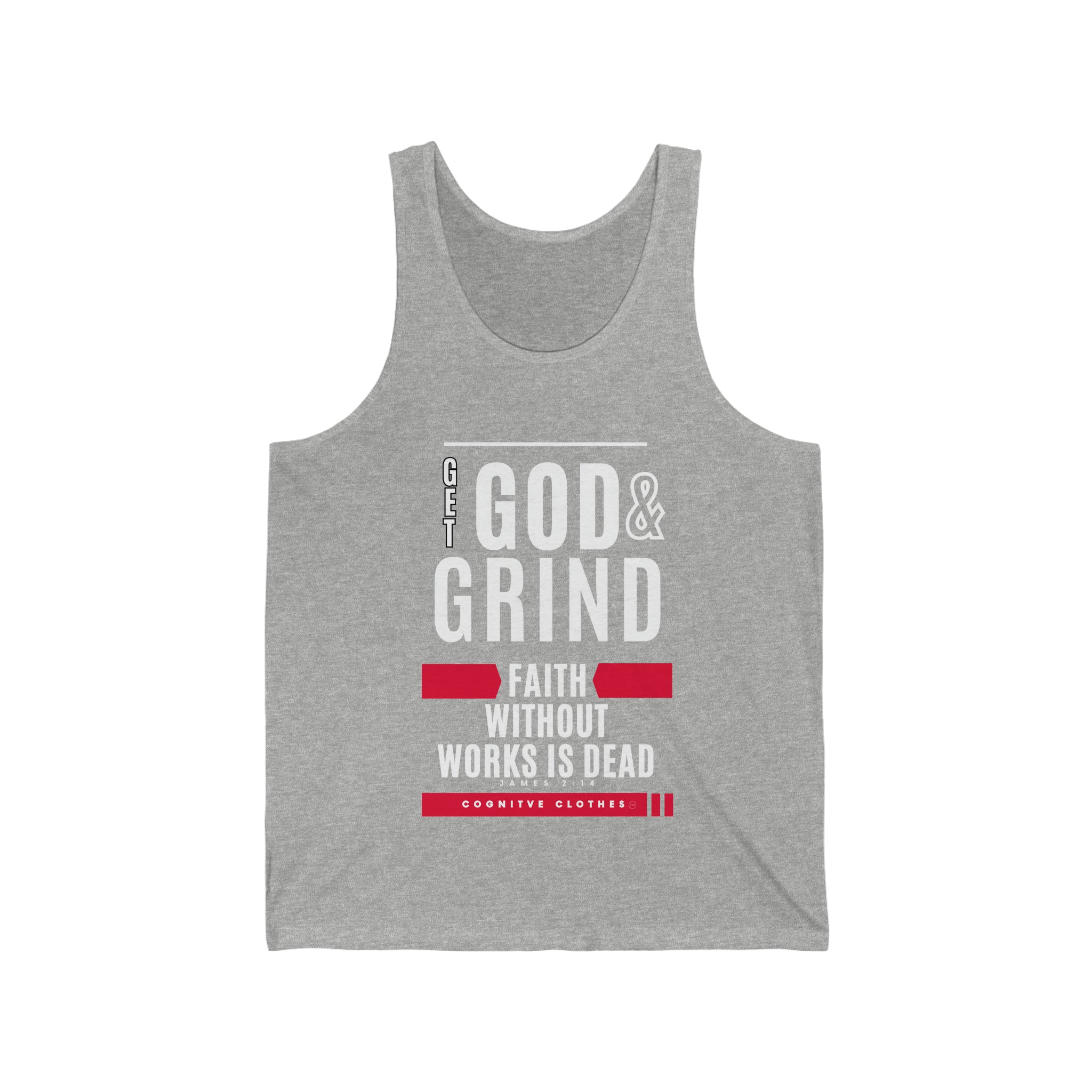 "God & Grind" Unisex Jersey Tank