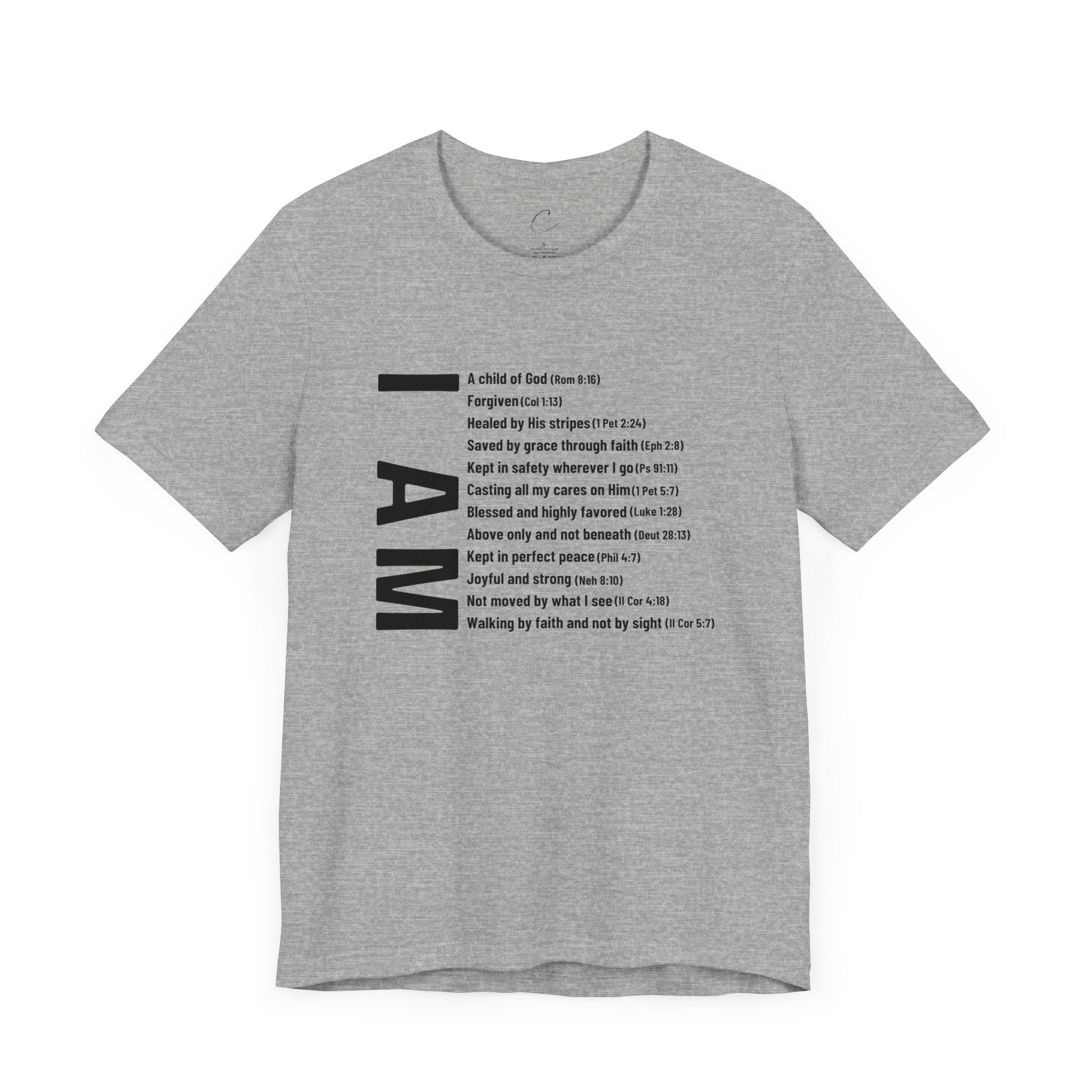 "Who God says I am" Bible Verse Unisex Shirt