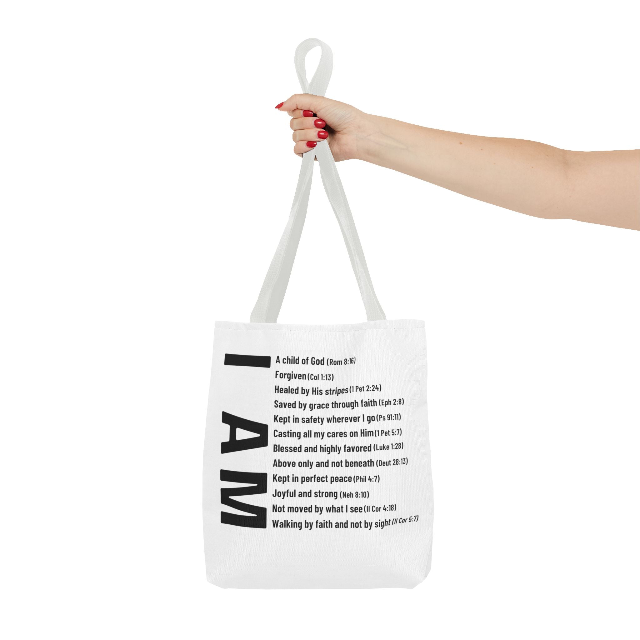 "Who God says I am" Tote Bag