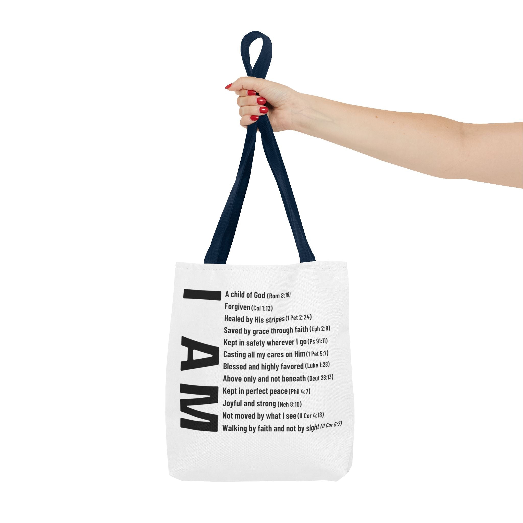 "Who God says I am" Tote Bag