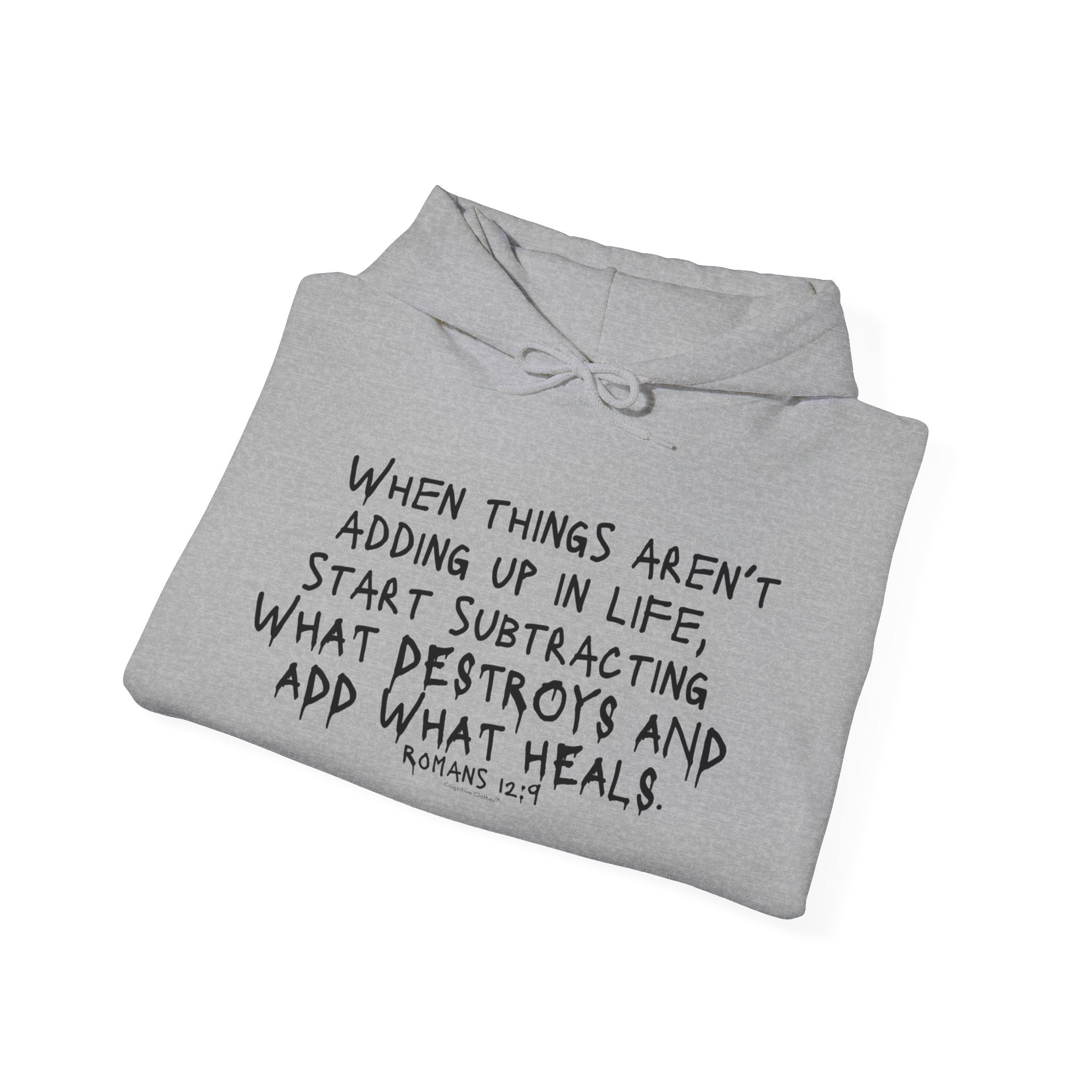 "Adding and Letting Go" Unisex Two-Sided Hoodie Sweatshirt