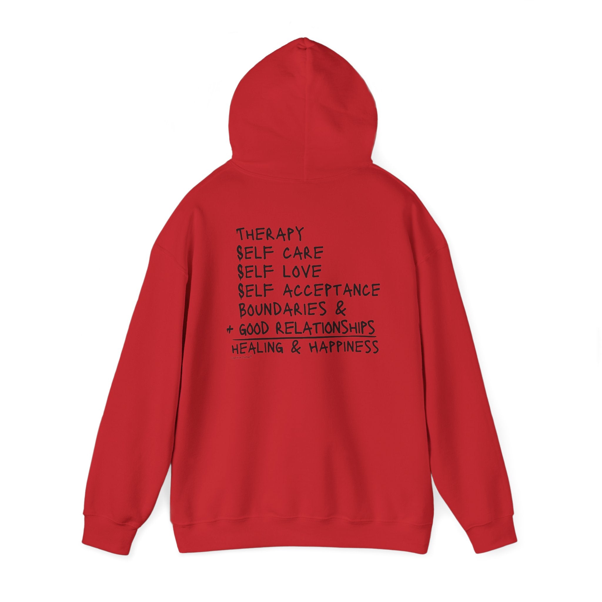 Whole is greater with the Wellness Equation two sided hoodie