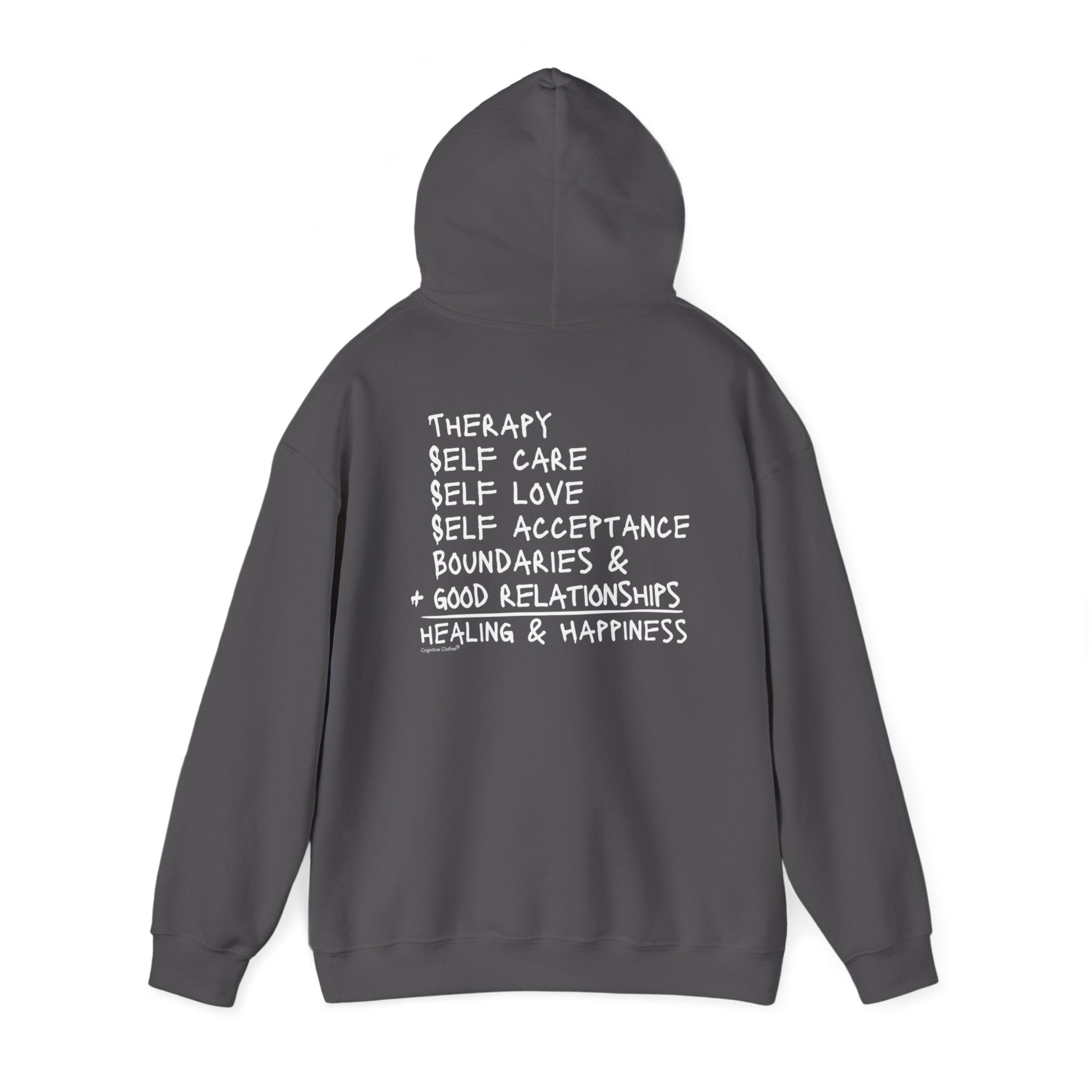 Whole is greater with the Wellness Equation two sided hoodie