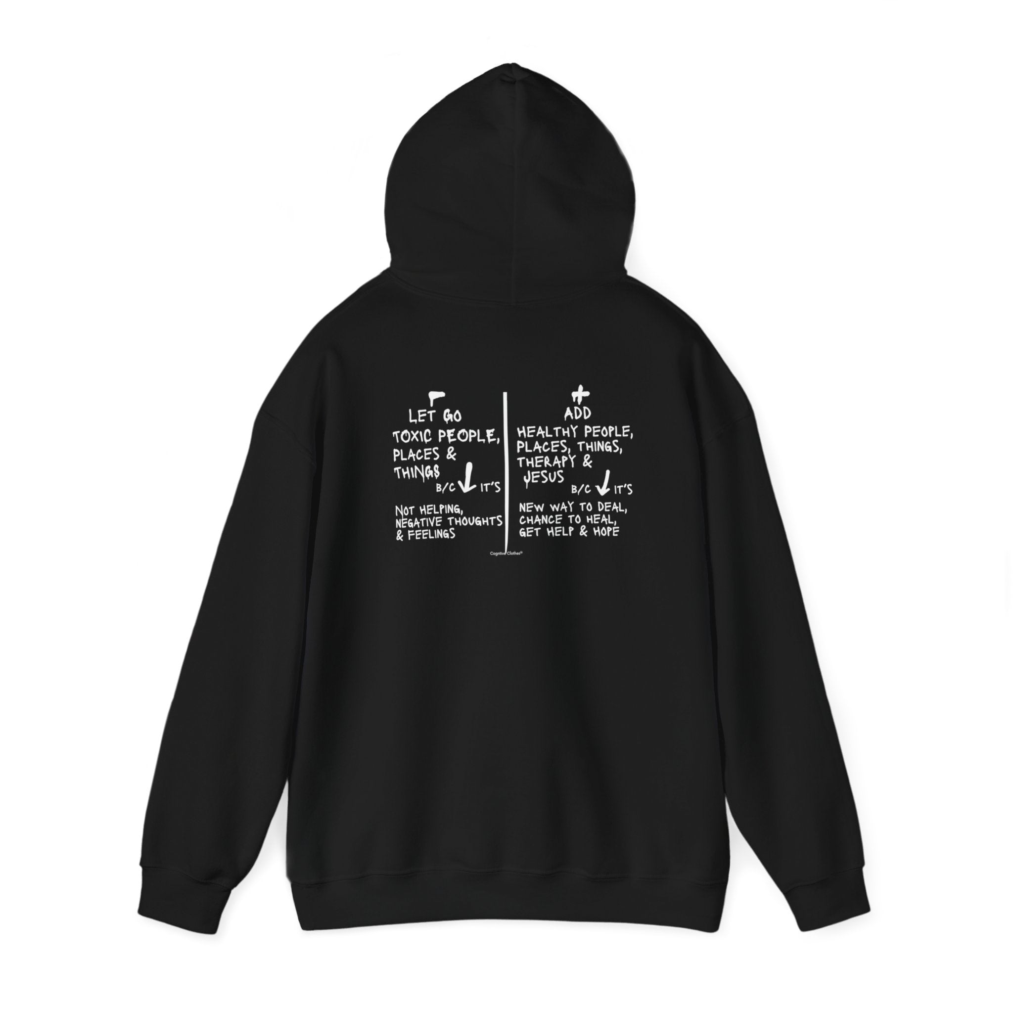 "Adding and Letting Go" Unisex Two-Sided Hoodie Sweatshirt